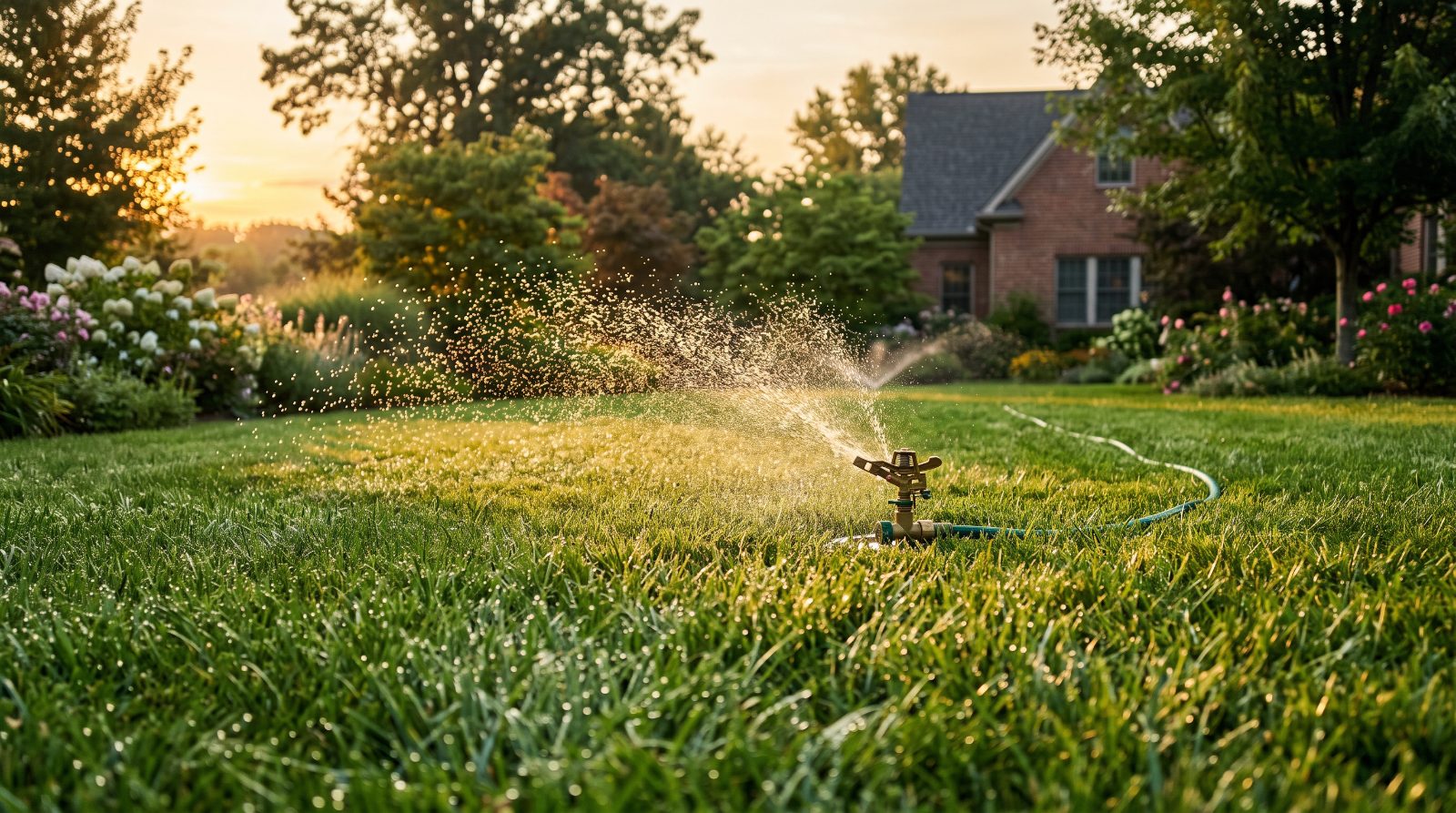 Wat is de beste tijd om je gazon water te geven?