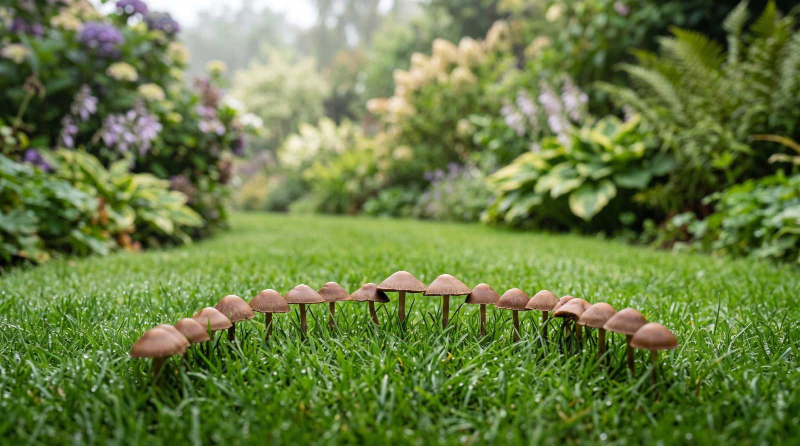 Cirkel van paddenstoelen in je gras: oorzaak, gevaar en wat je eraan kunt doen