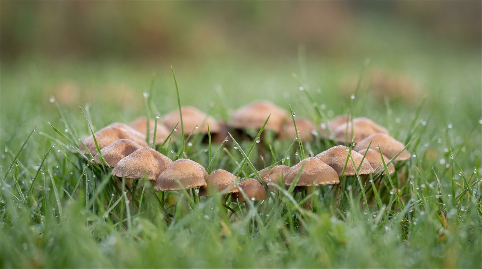 Paddenstoelen en heksenkringen in het gazon: oorzaken, schade en aanpak